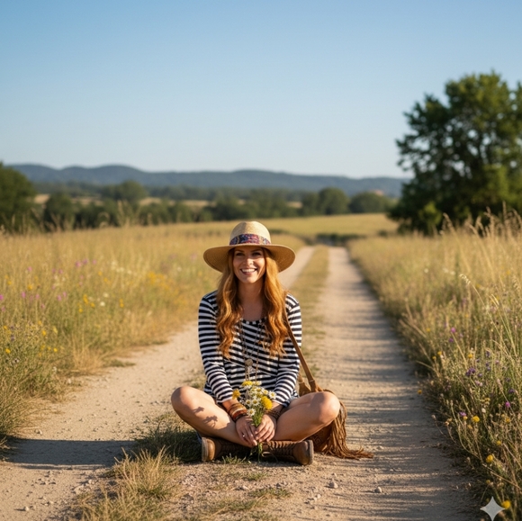 🌿Jones New York Women's XL Navy Blue White Multi Direction Striped Blouse - Picture 9 of 11